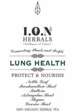 A herbal tea that may protect, nourish and restore a healthy respiratory system.  A herbal tea that can also be used to improve respiratory health after long term cannabis use. 